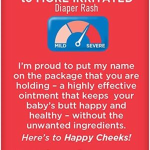 Boudreaux's Butt Paste Maximum Strength Diaper Rash Cream, Ointment for Baby, 4 oz Tube, 3 Pack