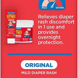 Boudreaux's Butt Paste Maximum Strength Diaper Rash Cream, Ointment for Baby, 4 oz Tube, 3 Pack