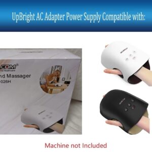 UpBright 5V AC/DC Adapter Compatible with CINCOM CM-026H WE-026H 5 Volt Rechargeable Cordless Hand Massager with Heat DC5V 2A 10W 5VDC 2000mA 5.0V 2.0A 10.0W Power Supply Cord Cable Battery Charger