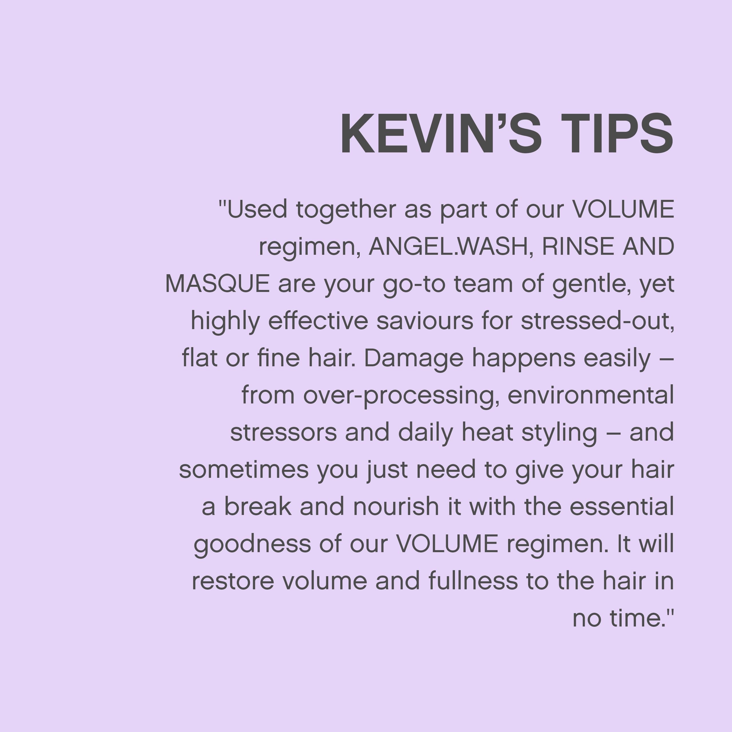 KEVIN.MURPHY BLONDE.ANGEL.WASH & BLONDE.ANGEL - Purple Shampoo for Blondes - Blonde Colour Conditioner - Colour Enhancement Hair Care - Colour Safe - Paraben/Sulphate Free - 250 mL / 8.4 fl oz, 2 Pack