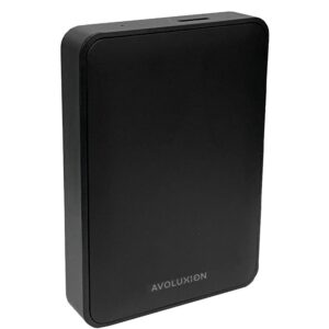 Avoluxion X1 4TB USB 3.0 Portable External Hard Drive for PC, Mac, PlayStation & Xbox (Black) - 2 Year Warranty