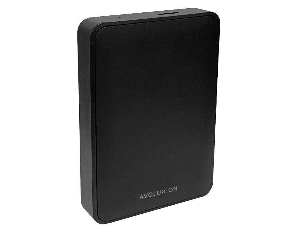 Avoluxion X1 4TB USB 3.0 Portable External Hard Drive for PC, Mac, PlayStation & Xbox (Black) - 2 Year Warranty