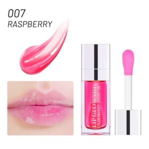 Petansy Plumping Lip Gloss Set 3 Colors Hydrating Lip Glow Oil Moisturizing Liquid Lipstick Lip Oil Tinted for Lip Care Makeup