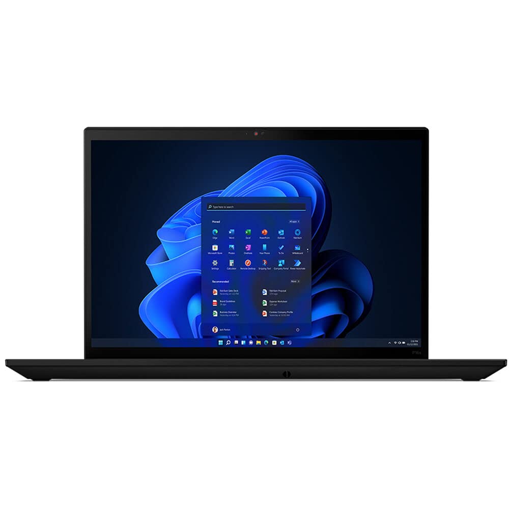 Lenovo 2024 ThinkPad P16s Mobile Workstation 16" WUXGA IPS 12th Intel 12 Core i7-1260P NVIDIA T550 4GB GDDR6 40GB DDR4 2TB SSD WiFi 6E RJ45 Thunderbolt4 Backlit KB Fingerprint Windows 11 Pro w/RE USB