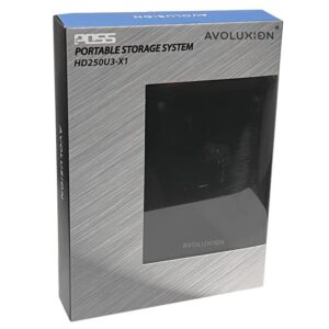 Avoluxion X1 4TB USB 3.0 Portable External Hard Drive for PC, Mac, PlayStation & Xbox (Black) - 2 Year Warranty