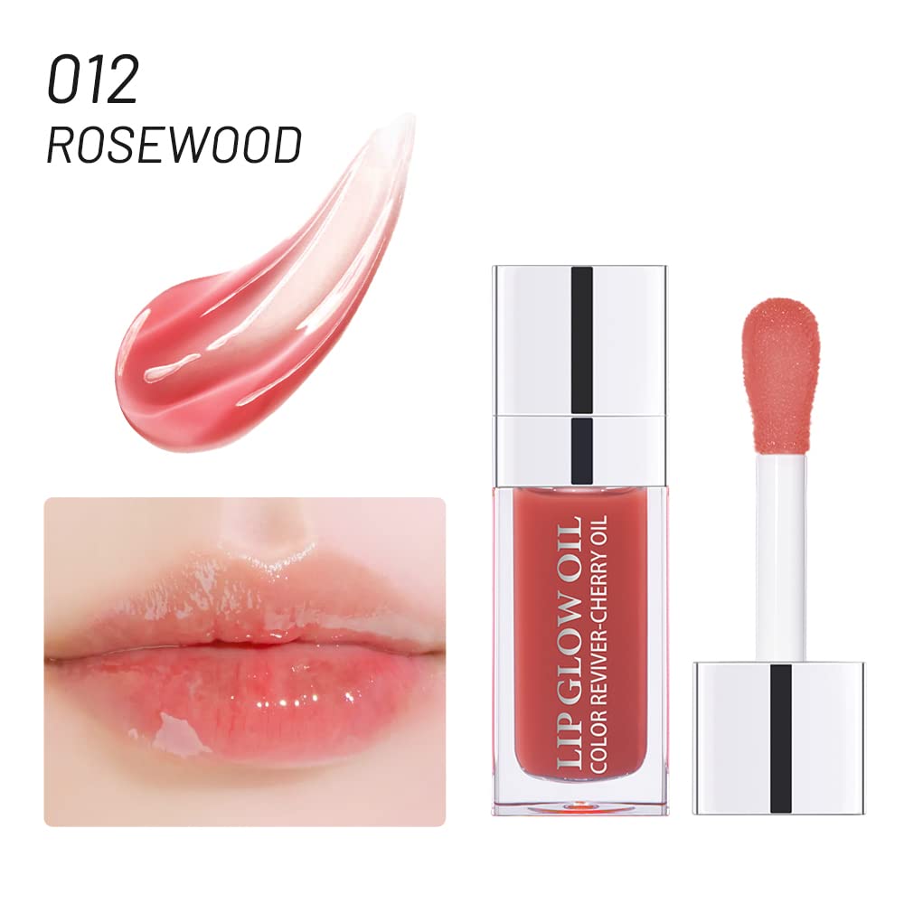 Petansy Plumping Lip Gloss Set 3 Colors Hydrating Lip Glow Oil Moisturizing Liquid Lipstick Lip Oil Tinted for Lip Care Makeup