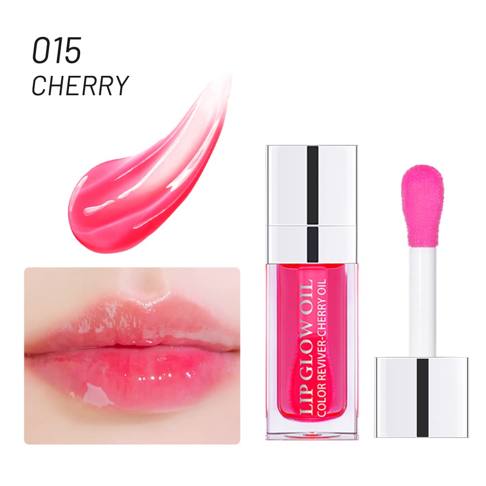 Petansy Plumping Lip Gloss Set 3 Colors Hydrating Lip Glow Oil Moisturizing Liquid Lipstick Lip Oil Tinted for Lip Care Makeup