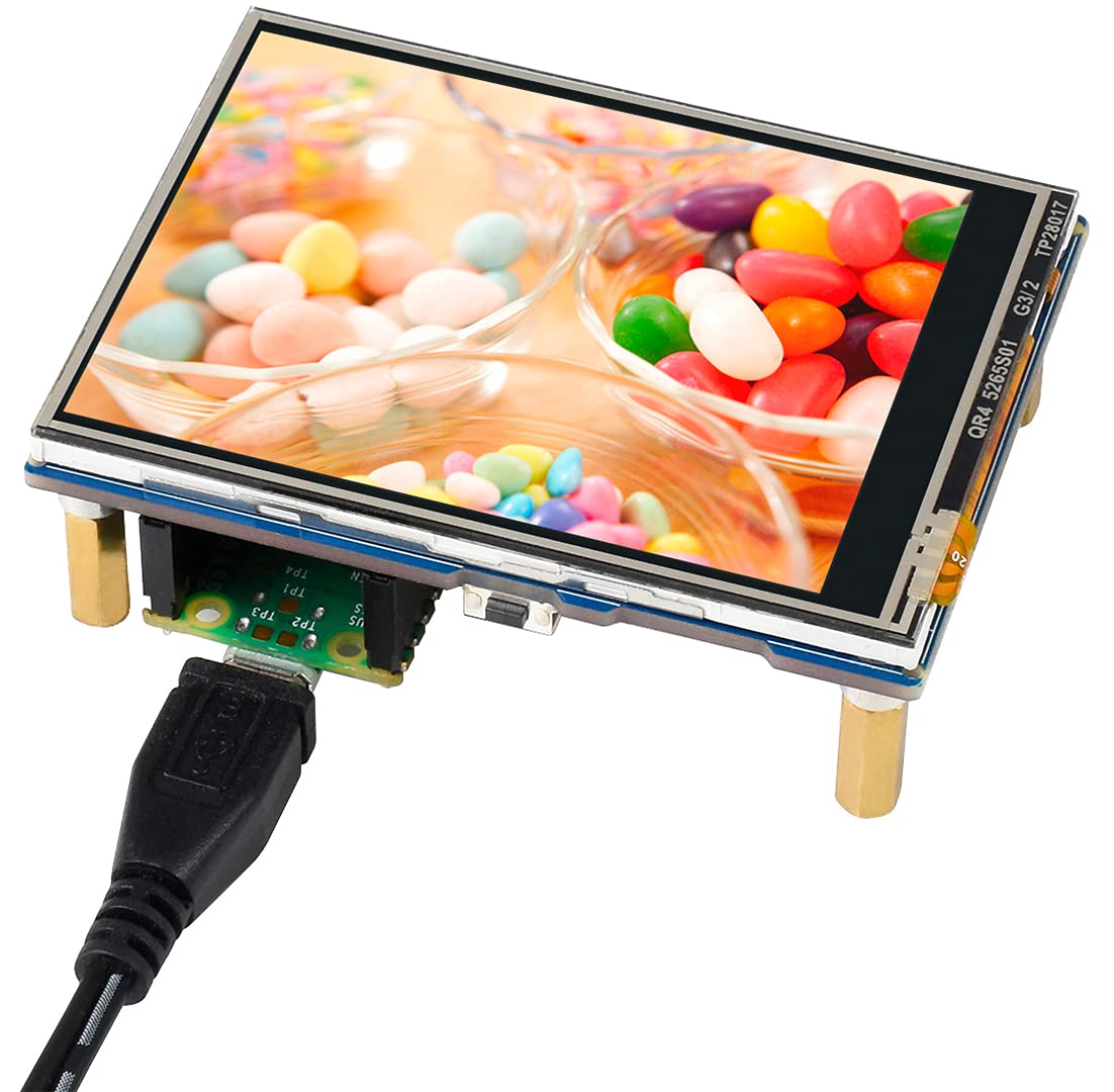 waveshare 2.8inch Resistive Touch Display Module for Raspberry Pi Pico, 320×240 Pixels IPS LCD Screen,Touch Controller XPT2046, SPI Interface, 262K Display Color