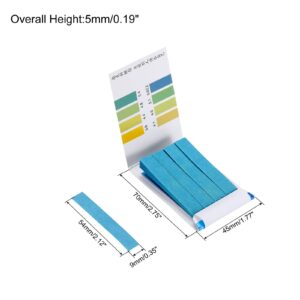 PATIKIL PH Test Strips 3.8-5.4, 4 Pack 320 Indicator Papers Litmus Tester for Water Food Soil Alkaline Acid Testing