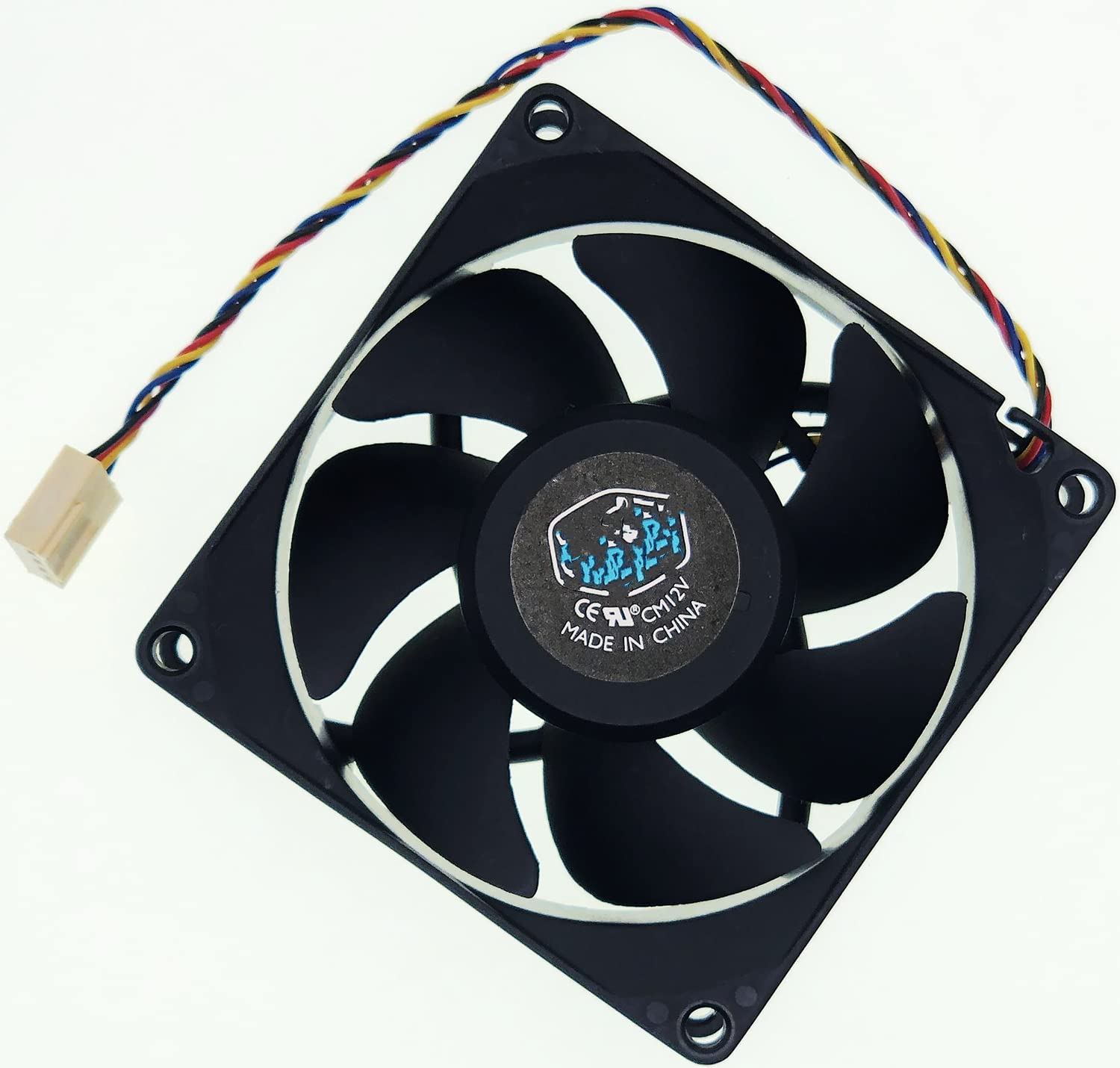 CPU Cooling Fan FA08025M12LPA for HP Envy 700-410 A6000 P7 H8 644724-001 DC 12V 0.45A 4-Wire 4-Pin 8CM 8025 Cooling Fan PWM Silent Fan