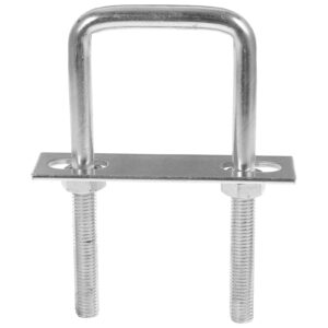 U Bolt Clamp Galvanized Steel u Shape Bolts U Bolt for Hardwares U-bolt Fastener Galvanized Steel Bend Bolts U Bolts with Nuts U-bolts for Trailer Heavy Duty U-bolts Square u Bolt