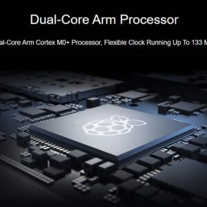 RP2040-Plus Pico-Like MCU Board Based on Raspberry Pi RP2040 Microcontroller, Dual-core Arm Processor, Onboard 16MB Flash, USB-C Connector (Without Header)