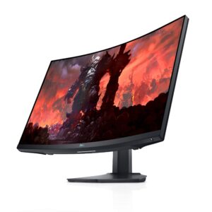 Dell S2722DGM 27" Curved Widescreen WQHD 1440p (2560 x 1440) 165Hz 1ms VA LED AMD FreeSync Gaming Monitor, 1 x Display Port + 2 x HDMI Ports - BROAG USB Extension Cable