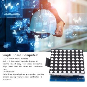 LED Control Module 8x8 LED Control Panel LED Display Module DC5V Single Board Computers