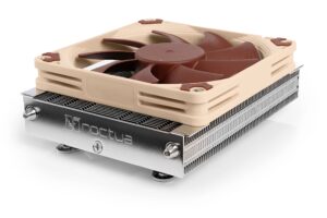 noctua nh-l9a-am5, premium low-profile cpu cooler for amd am5 (brown)