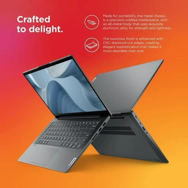 Lenovo IdeaPad 5i, 14" FHD IPS Display, Fingerprint Reader, Intel Core i5-1135G7 (Beat i7-1160G7) Processor up to 2.4 GHz, 8GB RAM, 512GB SSD, Backlit Keyboard, HDMI, Windows 11, EAT Cloth