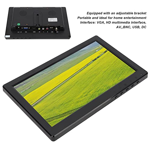 Computer Monitor, Remote Control 100-240V TFT LCD DVR Monitor Screen for DVRs (US Plug)