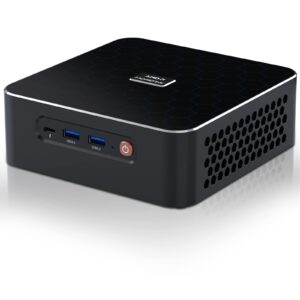 KingnovyPC Mini PC Gamer AMD Rzyen 9 6900HX Window 11 Pro,Desktop Computer,32GB DDR5,2TB PCIe4.0 SSD, 8 Core 16 Threads Radeon 680M, USD,HDMI,DP,Dual 2.5G LAN Gaming Computer WiFi6 BT5.2