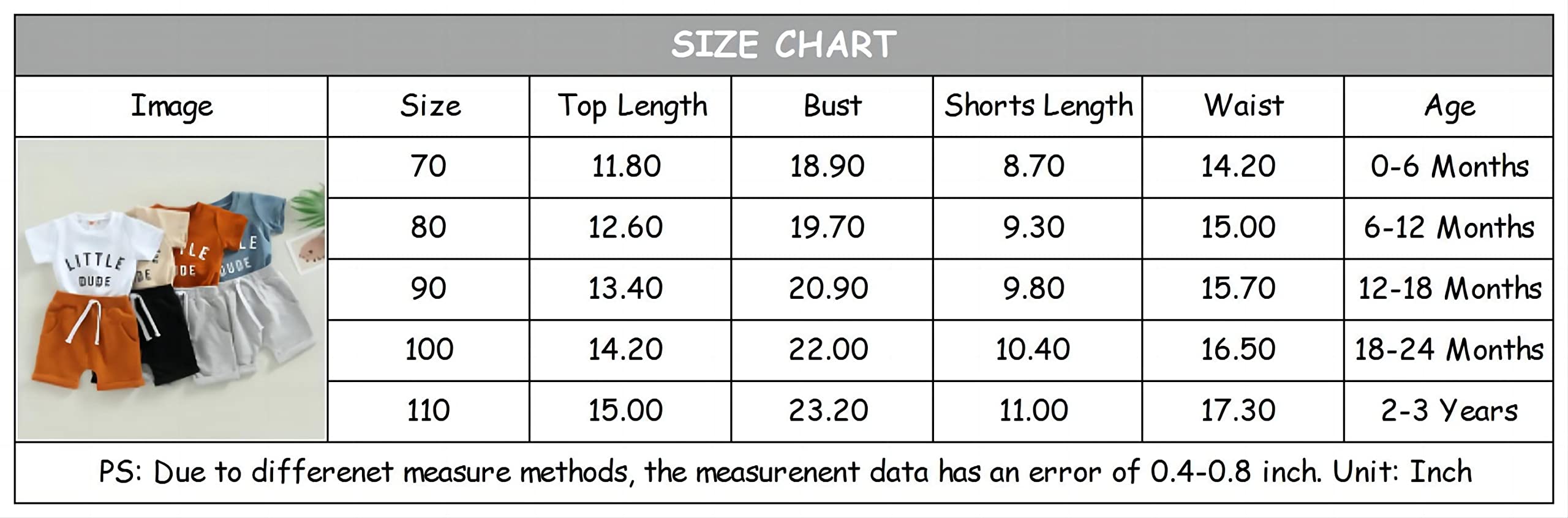 2Pcs Toddler Baby Boy Summer Clothes Letter T Shirt Casual Shorts Set Blue 12-18 Months