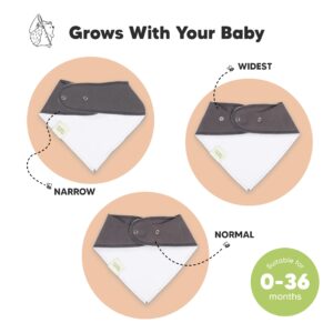 KeaBabies 8-Pack Organic Baby Bibs for Boy, Girl and 8-Pack Organic Baby Bandana Drool Bibs - Drool Bibs for Baby Boy - Stylish Unisex Bandana Bibs - Bibs for Baby Girl - Super Absorbent Bandana