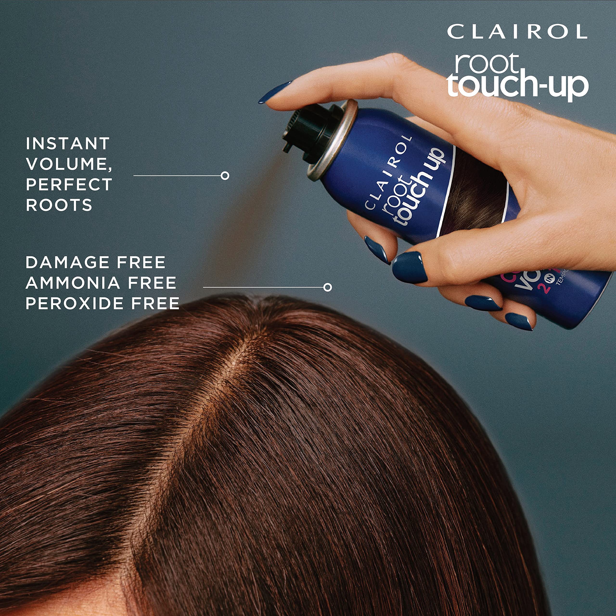 Clairol Root Touch-Up Color + Volume 2-in-1 Temporary Spray, Dark to Medium Blonde Hair Color, Pack of 1