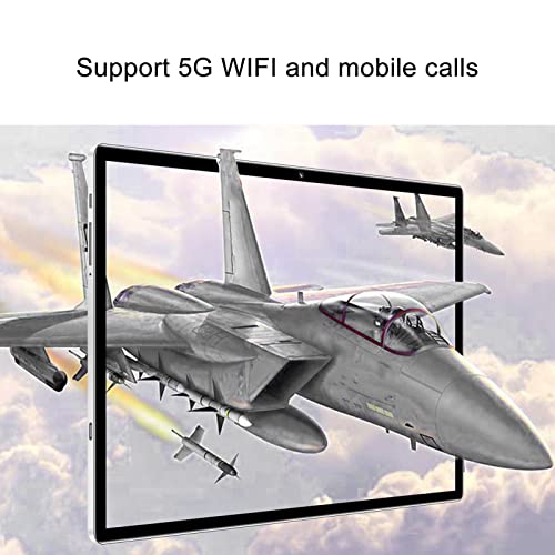 10.1 Inch Tablet, 1960x1080 IPS Octa Core 5G WiFi Calling Tablet for 11, Dual Card Dual Standby PC Tablet with Built in GPS for Work, Office, Game