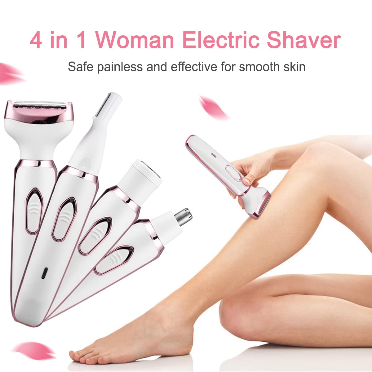 Trimmer for Women Men,Electric Razor Removal for Body Nose Hair Trimmer Face Shavers Eyebrow Legs Armpit Bikini Ball Area Pubic Underarms Razors Set for Full Body Grooming