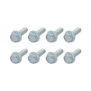 metallixity flanged hex head bolts (5/16-18 x 1") 8pcs, hexagon serrated flange bolt carbon steel screw - for house construction hardware fasteners