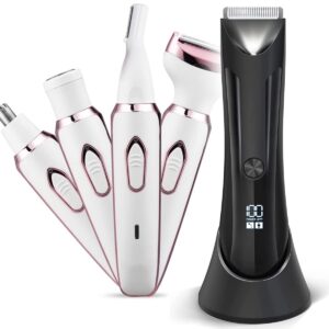 trimmer for women men,electric razor removal for body nose hair trimmer face shavers eyebrow legs armpit bikini ball area pubic underarms razors set for full body grooming