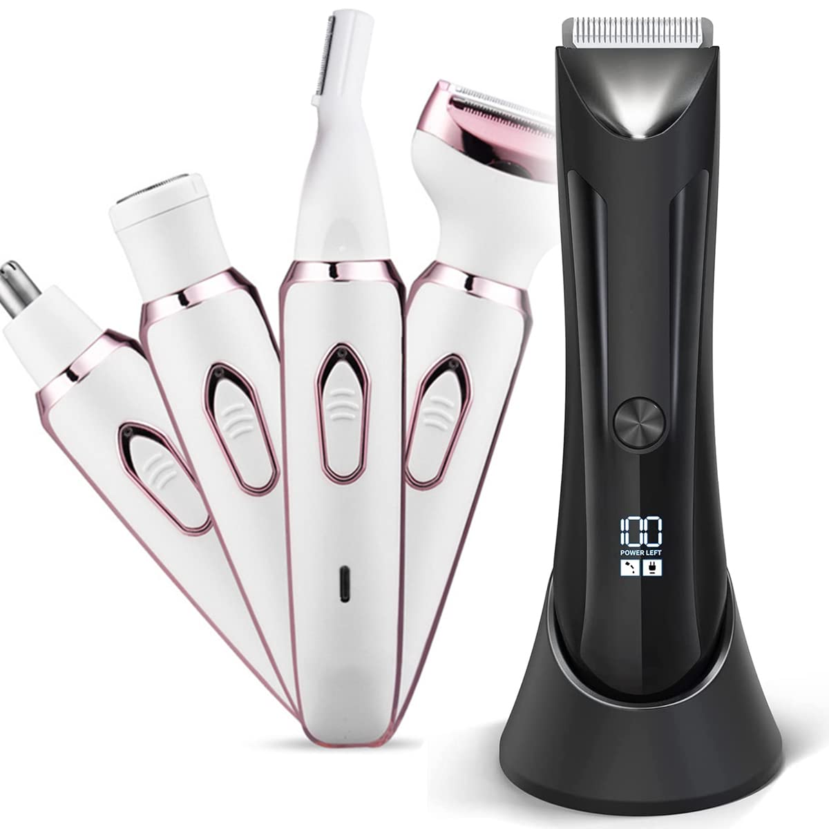 Trimmer for Women Men,Electric Razor Removal for Body Nose Hair Trimmer Face Shavers Eyebrow Legs Armpit Bikini Ball Area Pubic Underarms Razors Set for Full Body Grooming