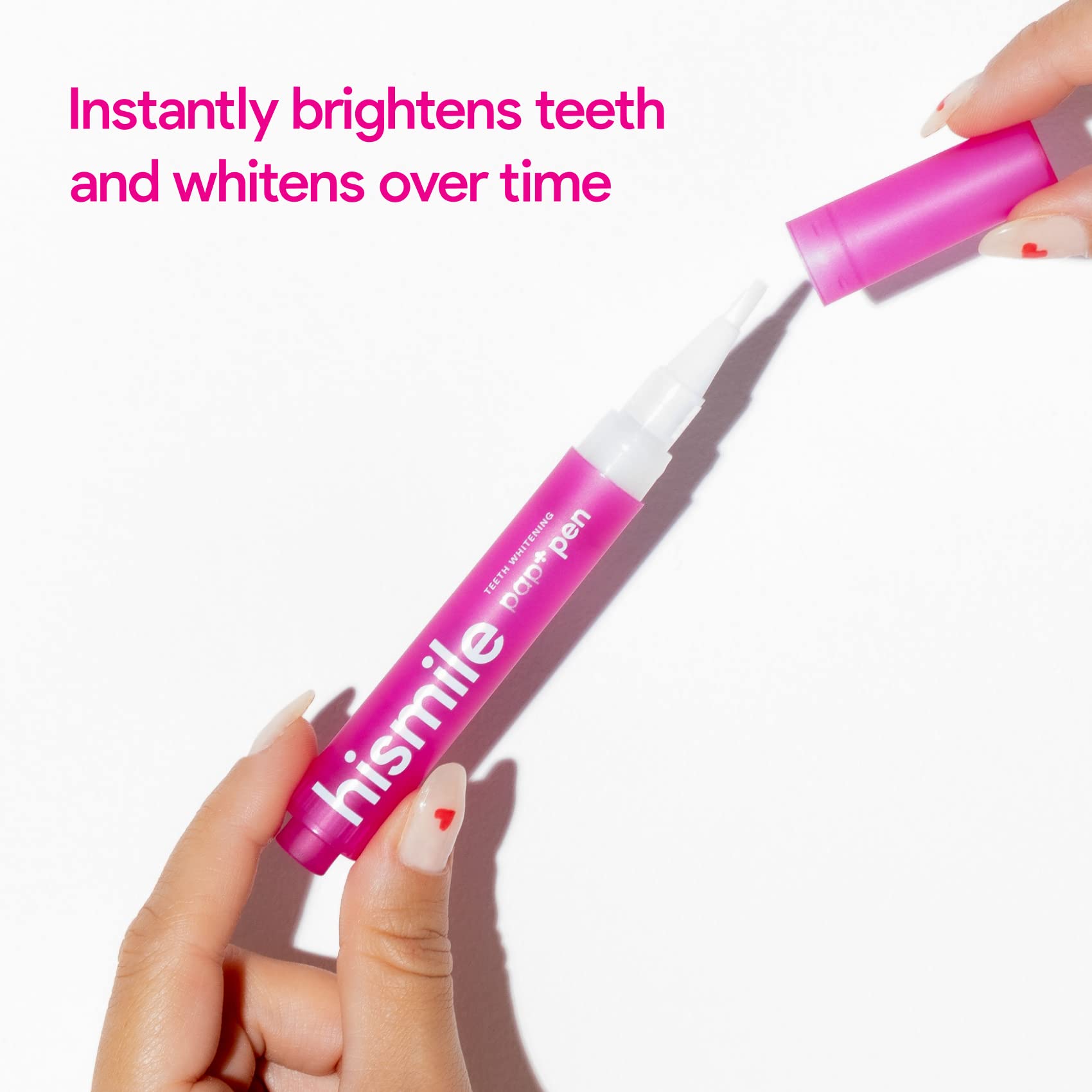 Hismile Pap+ Teeth Whitening Pen, Peroxide-Free , Sensitivity Free , Whitening Hard to Reach Places