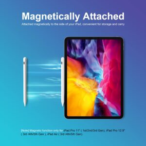 Stylus Pencil Fit for iPad 10th Generation Gen 10.9" 2022 with Palm Rejection, iPad Pen Compatible with 2018-2024 iPad 9th-6th Gen/iPad Pro 11&12.9 Inches/iPad Air 3rd 4th 5th Gen/iPad Mini 5th 6th