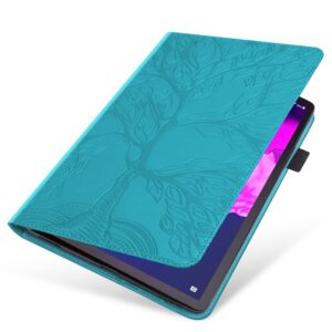 TIPOYOROO Case for Lenovo Tab P11 Pro 2nd Gen/Pad Pro 2022 11.2 inch (TB-138FC/TB-132FU) PU Leather Cover Flip Stand Shell with Card Holder for Lenovo Tab P11 Pro 11.2" 2022 Android Tablet-Turquoise