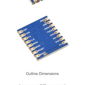 Core1262 HF LoRa Module for Raspberry Pi Pico, Onboard SX1262 Chip, Suitable for Sub-GHz Band, Long-Range Communication