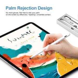 Stylus Pencil Fit for iPad 10th Generation Gen 10.9" 2022 with Palm Rejection, iPad Pen Compatible with 2018-2024 iPad 9th-6th Gen/iPad Pro 11&12.9 Inches/iPad Air 3rd 4th 5th Gen/iPad Mini 5th 6th