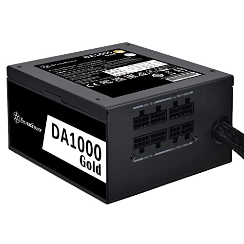 SilverStone Technology Decathlon DA1000 Gold Cybenetics Gold 1000W Semi-Modular ATX Power Supply, SST-DA1000-GH