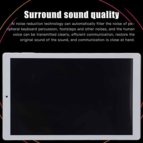 Yoidesu 10 Inch Tablet, for 10.0 Tablet 64GB ROM 4GB RAM Tablets 128GB Expand 5MP Camera Dual SIM IPS Screen Tablet 2.4G/5G Dual Band (US Plug)