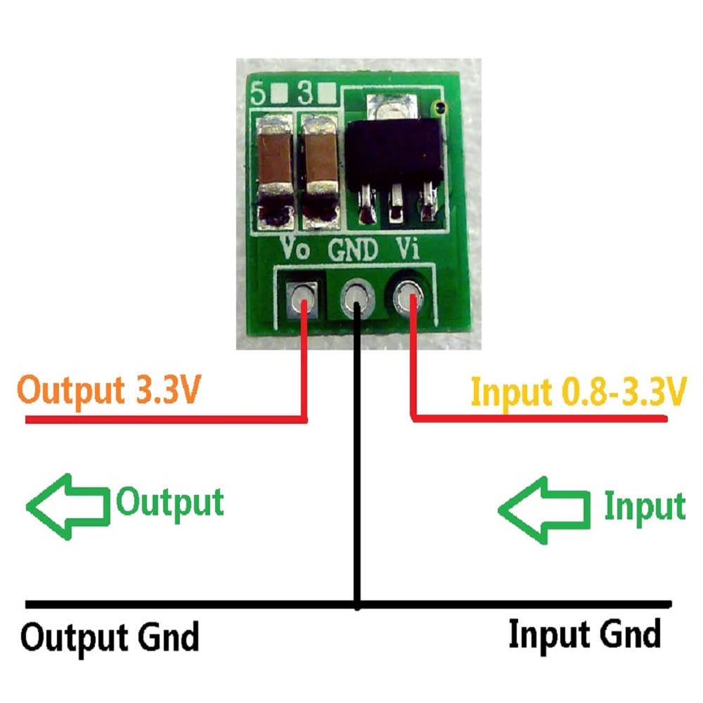 eletechsup 3.3V 5V 8 Bit BlueCommon Anode/Cathode LED Indicator Module DIY kit (1)