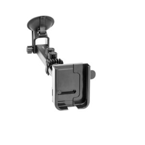 WeatherTech WindshieldFone - Adjustable Windshield/Dashboard Suction Phone Mount, Universal Cell Phone car Holder - Black Plastic Knobs