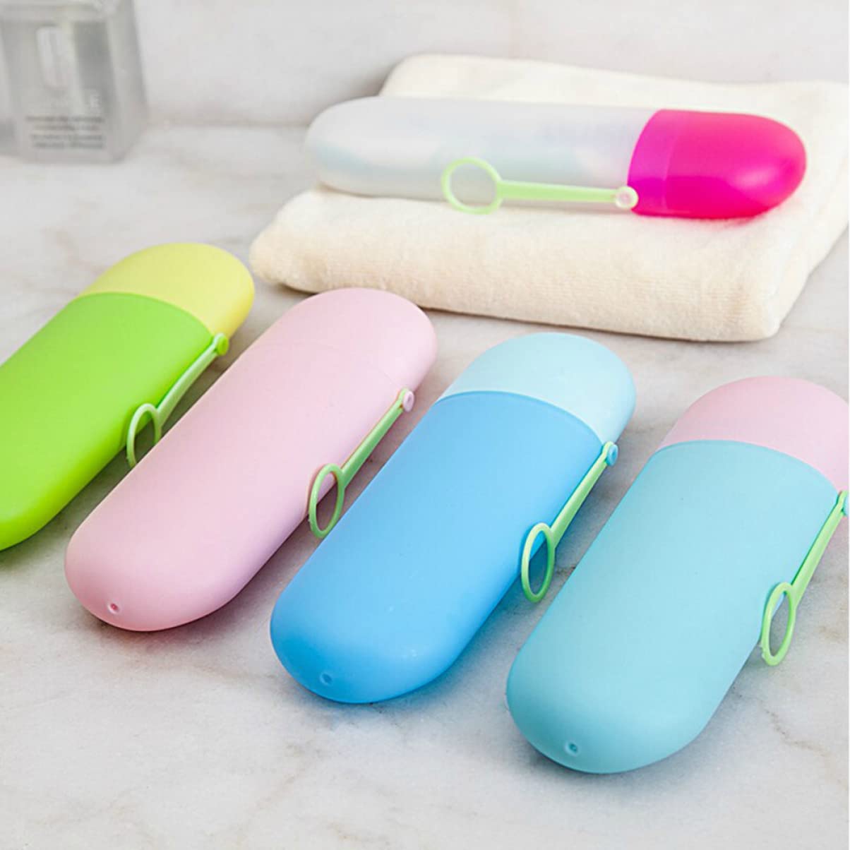 Cabilock Toothbrushes Toothbrush Case Toothbrush and Toothpaste Holder Toothbrush and Toothpaste Case Toothbrush Cup Travel Pp Travel Toothbrush