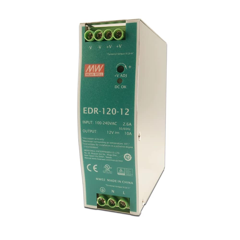 EDR-120-12 Mean Well 120W 12V 10A Switching Power Supply MeanWell EDR-120-12