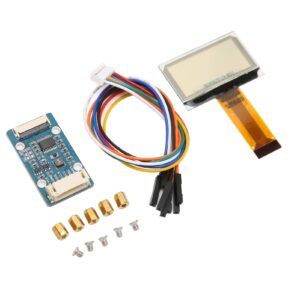 1.51 inch screen module kit, with rgb module, spi i2c interface, full viewing angle design, 128 x 64 resolution, transparent blue display, for stm32