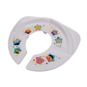 sesame street "sesame squad" folding potty seat - travel potty training seat