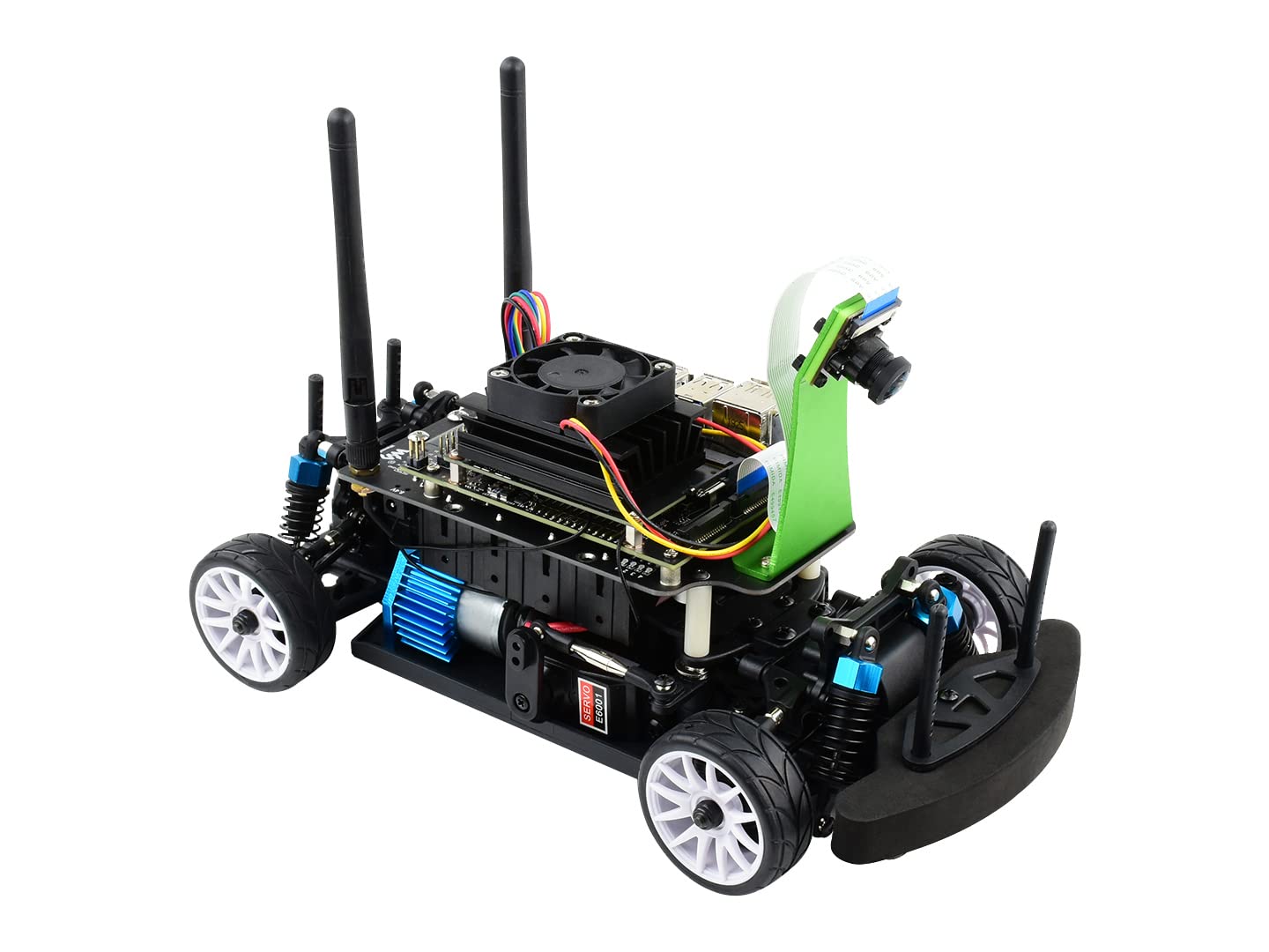 Waveshare JetRacer Pro AI Kit, High Speed AI Racing Robot Powered by Jetson Nano, Include Waveshare Jetson Nano Dev Kit 4GB (NOT Support Nano 2GB)