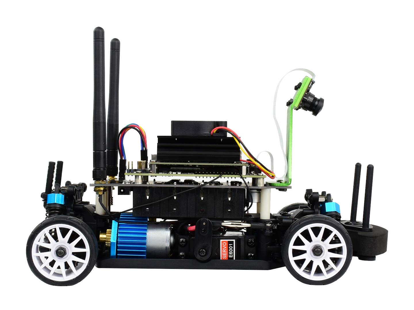 Waveshare JetRacer Pro AI Kit, High Speed AI Racing Robot Powered by Jetson Nano, Include Waveshare Jetson Nano Dev Kit 4GB (NOT Support Nano 2GB)