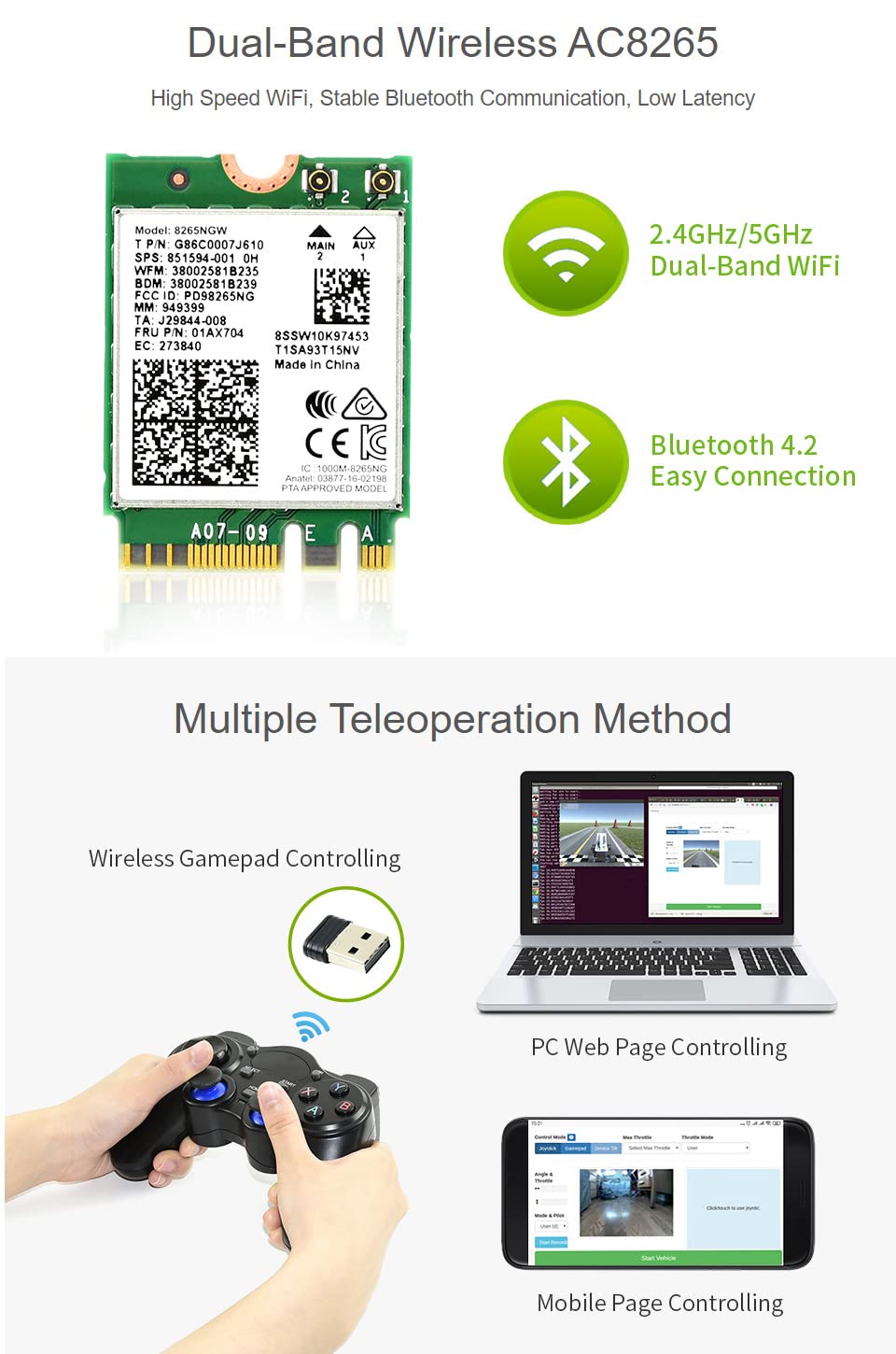 Waveshare JetRacer Pro AI Kit, High Speed AI Racing Robot Powered by Jetson Nano, Include Waveshare Jetson Nano Dev Kit 4GB (NOT Support Nano 2GB)