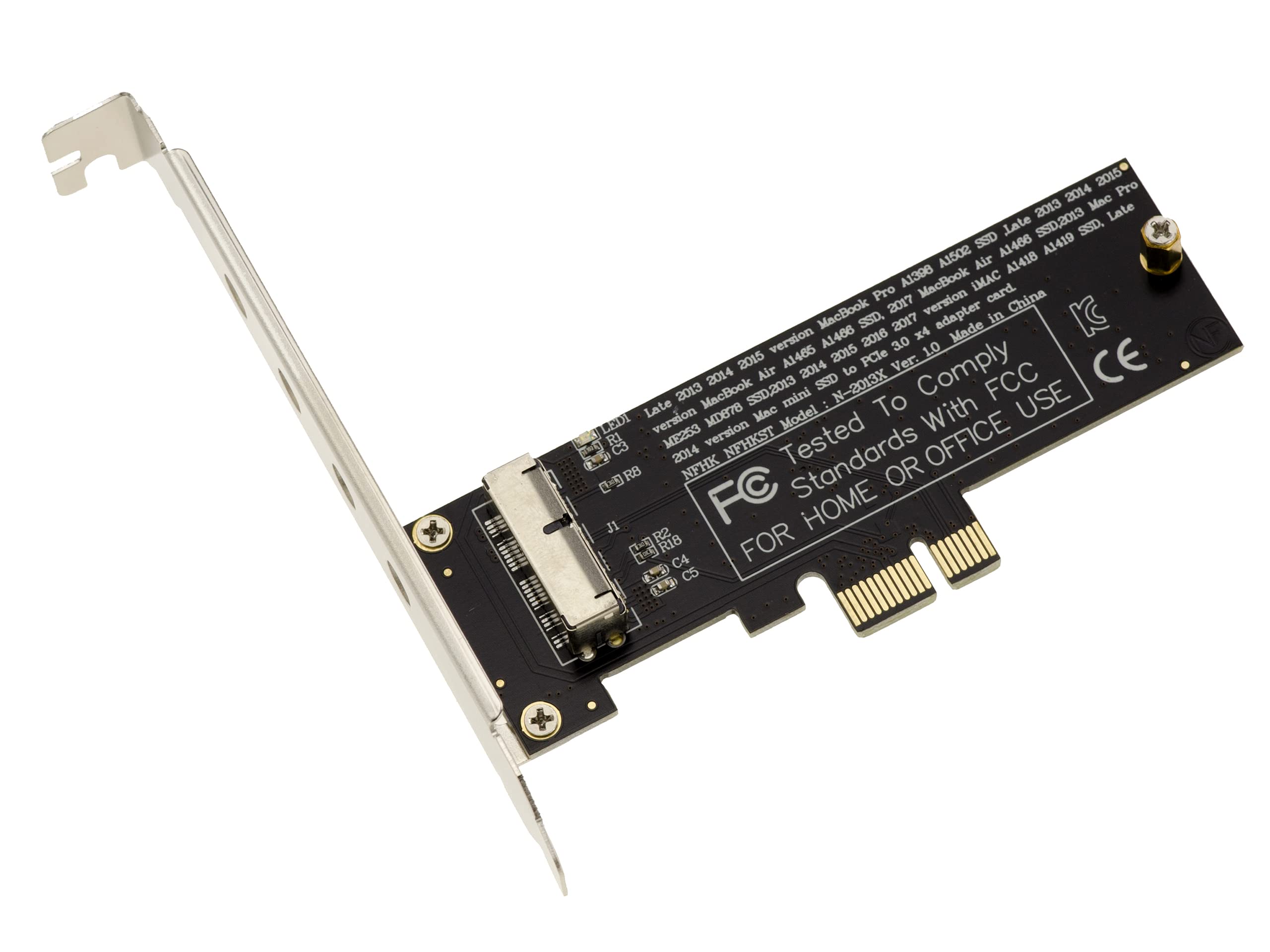 KALEA-INFORMATIQUE PCIe Controller Card Compatible for Mac 2013 SSD and Plus in 28 pin 12+16 Pins - PCI Express x4