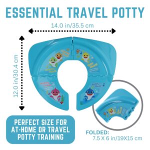 Nickelodeon Baby Shark Folding Potty Seat - Travel Potty Training Seat