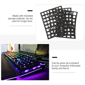 KOMBIUDA Positioning Board Sticker 1 Set Noise-Absorbing Cotton Computer Keyboard Pad Mechanical Keyboard Foams Film Foams Keyboard Pad Computer Korean Sponge Sticker Shockproof