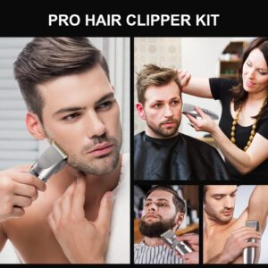 Sejoy Hair Clippers for Men, Cordless Hair Trimmer Zero Gapped Clippers for Men Women Kids Barbers Kit for Household Rechargeable